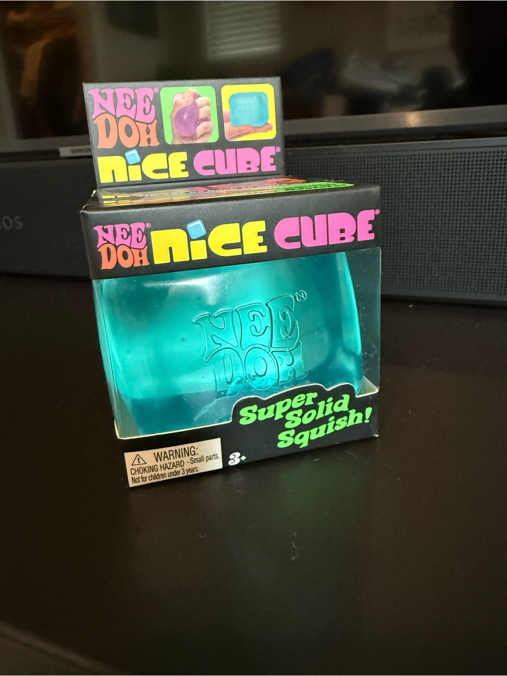 NeeDoh Nice Cube Super Solid Squish - Teal